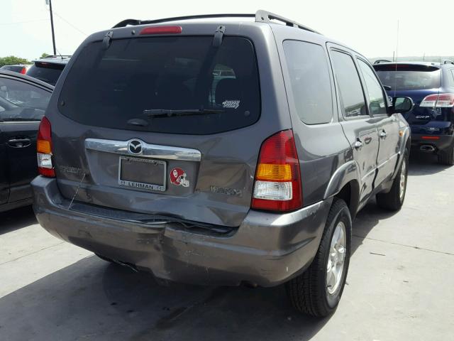 4F2CZ06144KM04187 - 2004 MAZDA TRIBUTE ES GRAY photo 4