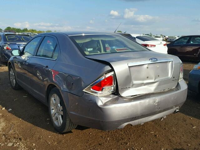 3FAHP08166R100940 - 2006 FORD FUSION SEL GRAY photo 3