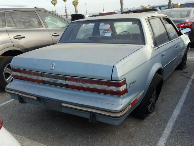 1G4AL5132H6422180 - 1987 BUICK CENTURY LI BLUE photo 4