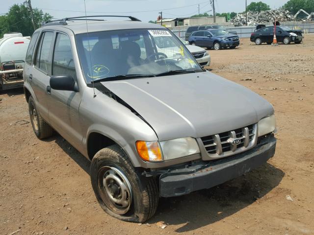 KNDJB723315072734 - 2001 KIA SPORTAGE BEIGE photo 1