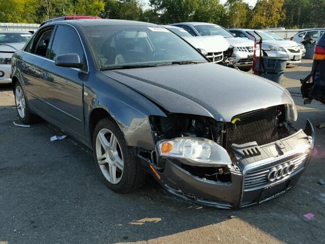 WAUDF78E57A233608 - 2007 AUDI A4 2.0T QU GRAY photo 1