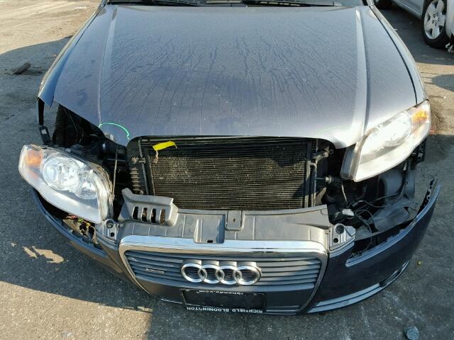 WAUDF78E57A233608 - 2007 AUDI A4 2.0T QU GRAY photo 9