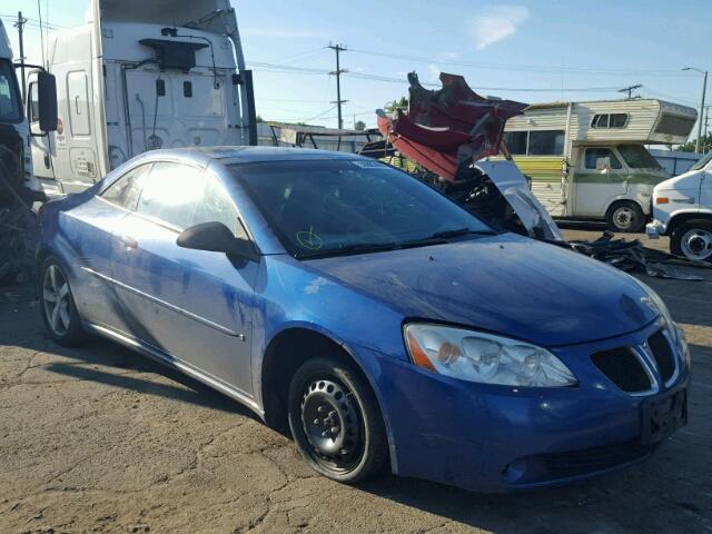 1G2ZM351664278017 - 2006 PONTIAC G6 GTP BLUE photo 1