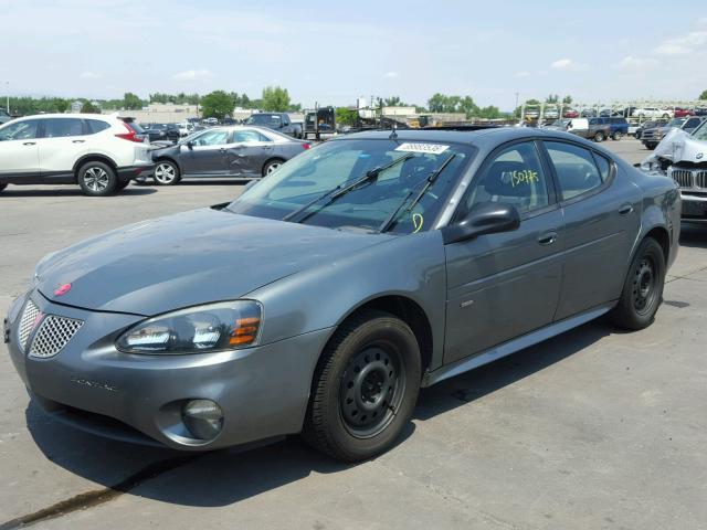 2G2WR544451171568 - 2005 PONTIAC GRAND PRIX GRAY photo 2
