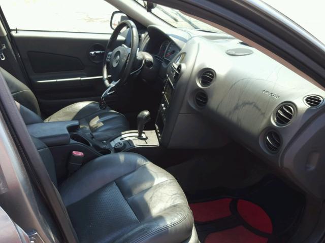 2G2WR544451171568 - 2005 PONTIAC GRAND PRIX GRAY photo 5