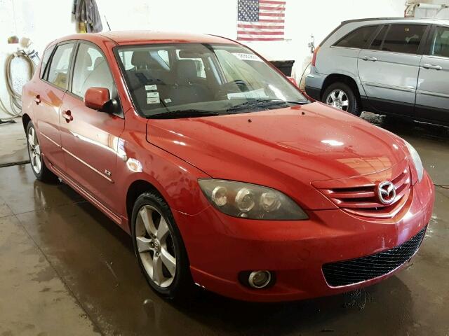 JM1BK143X61517290 - 2006 MAZDA 3 HATCHBAC RED photo 1