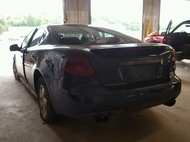 2G2WS522X51218950 - 2005 PONTIAC GRAND PRIX BLUE photo 3