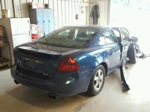 2G2WS522X51218950 - 2005 PONTIAC GRAND PRIX BLUE photo 4