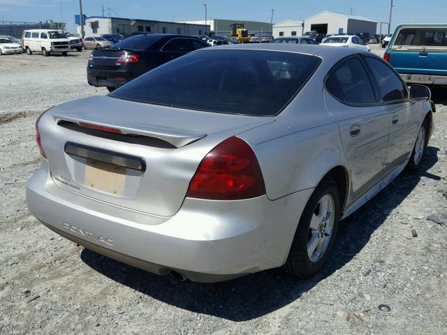2G2WP552X61169425 - 2006 PONTIAC GRAND PRIX ვერცხლისფერი ფოტო 4