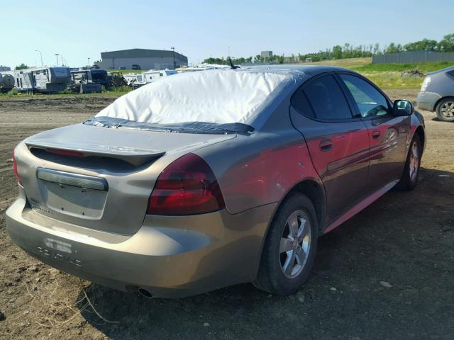 2G2WP552761308586 - 2006 PONTIAC GRAND PRIX TAN photo 4