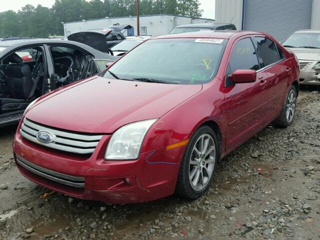 3FAHP08119R177963 - 2009 FORD FUSION BURGUNDY photo 2