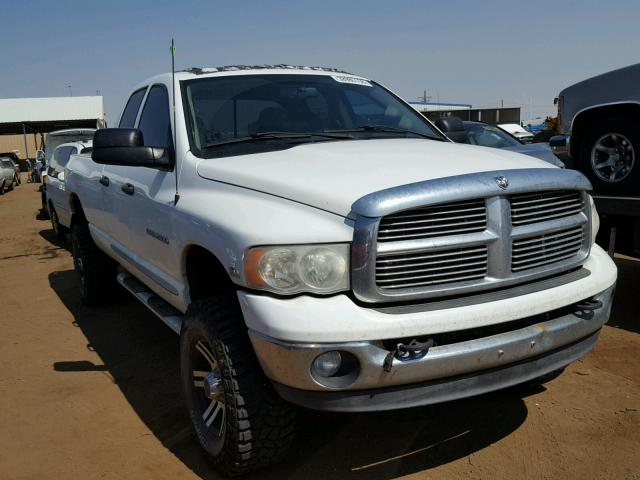 3D7KU28C04G143044 - 2004 DODGE RAM 2500 S WHITE photo 1