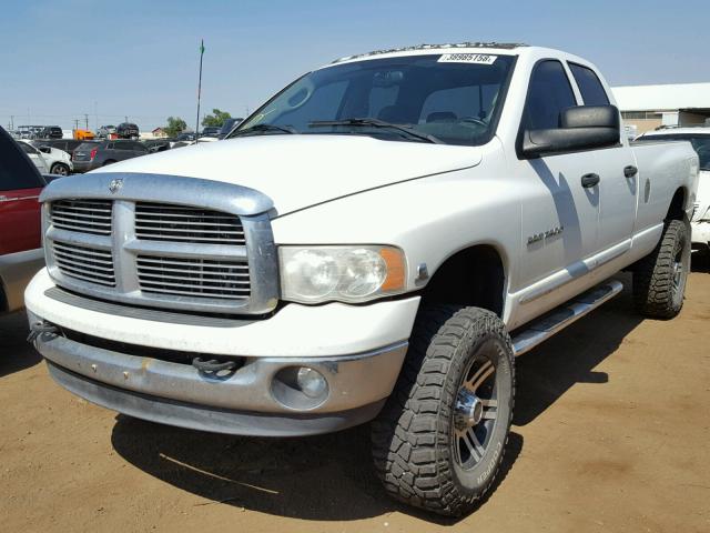 3D7KU28C04G143044 - 2004 DODGE RAM 2500 S WHITE photo 2