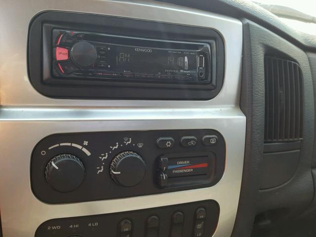 3D7KU28C04G143044 - 2004 DODGE RAM 2500 S WHITE photo 9