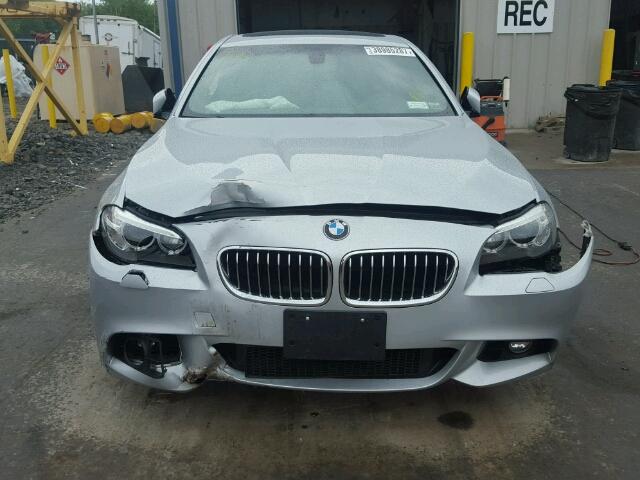 WBA5B3C50ED535271 - 2014 BMW 535 XI SILVER photo 9