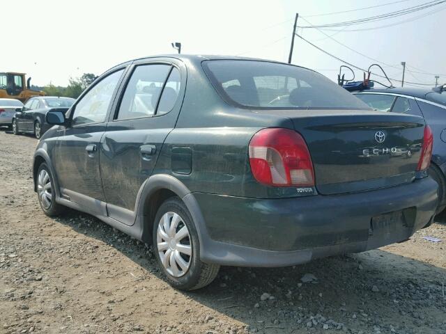 JTDBT123X25022655 - 2002 TOYOTA ECHO GREEN photo 3