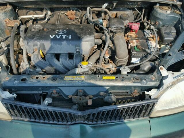 JTDBT123X25022655 - 2002 TOYOTA ECHO GREEN photo 7