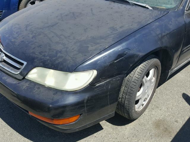 19UYA1254VL005546 - 1997 ACURA 2.2CL BLACK photo 9