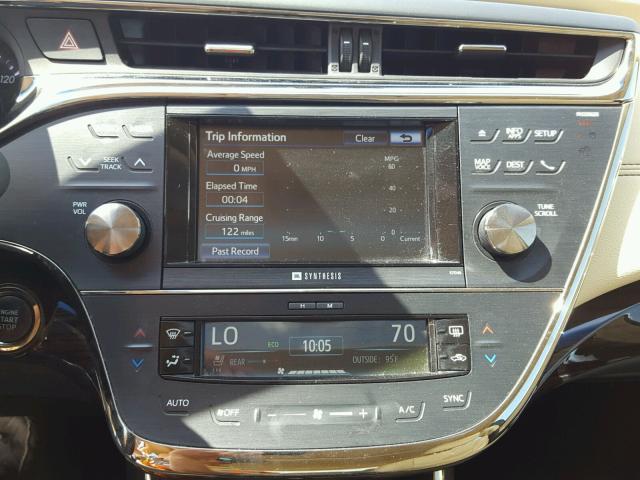 4T1BK1EBXDU012461 - 2013 TOYOTA AVALON BAS Weiß Foto 9