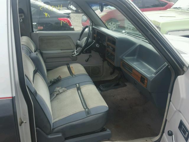 1B7GR14M8HS425117 - 1987 DODGE DAKOTA GRAY photo 5