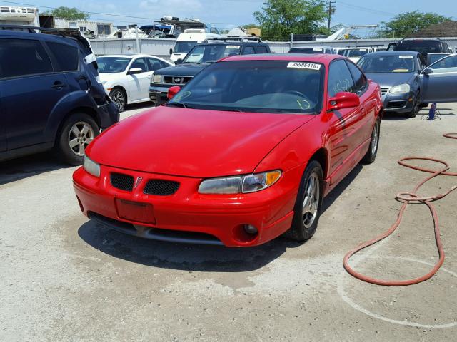 1G2WP12K82F154129 - 2002 PONTIAC GRAND PRIX RED photo 2