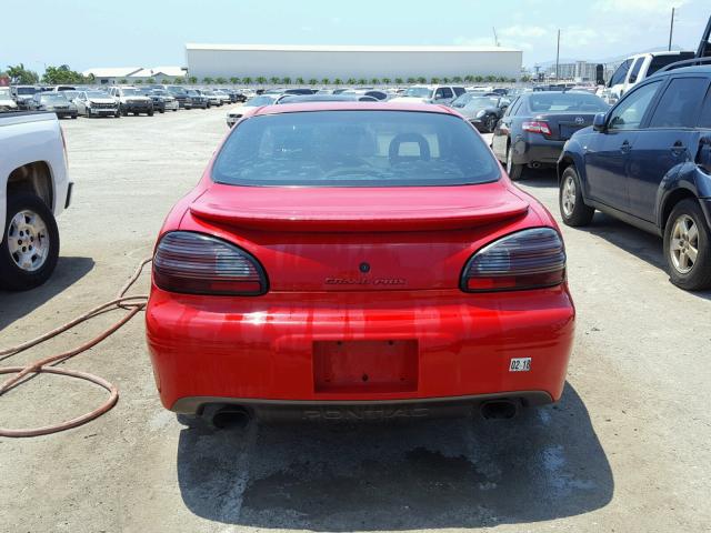 1G2WP12K82F154129 - 2002 PONTIAC GRAND PRIX RED photo 6