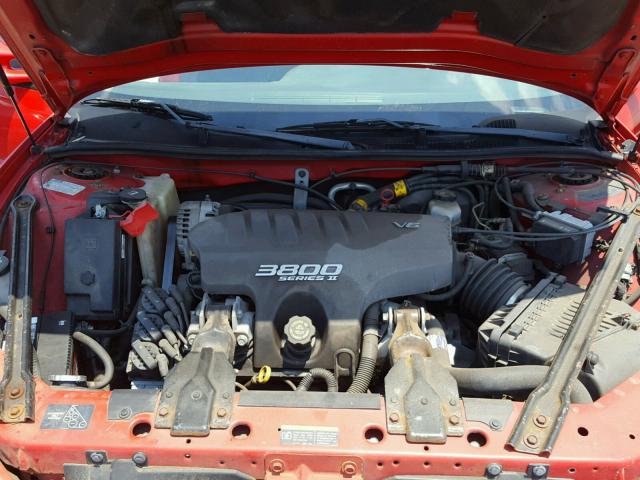 1G2WP12K82F154129 - 2002 PONTIAC GRAND PRIX RED photo 7