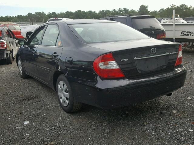 4T1BE32K04U333822 - 2004 TOYOTA CAMRY LE შავი ფოტო 3