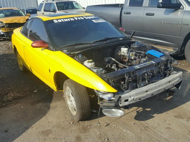 1G8ZY12791Z104753 - 2001 SATURN SC2 YELLOW photo 1