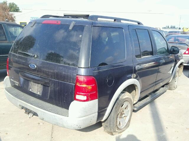 1FMZU72E12ZA36416 - 2002 FORD EXPLORER X BLUE photo 4