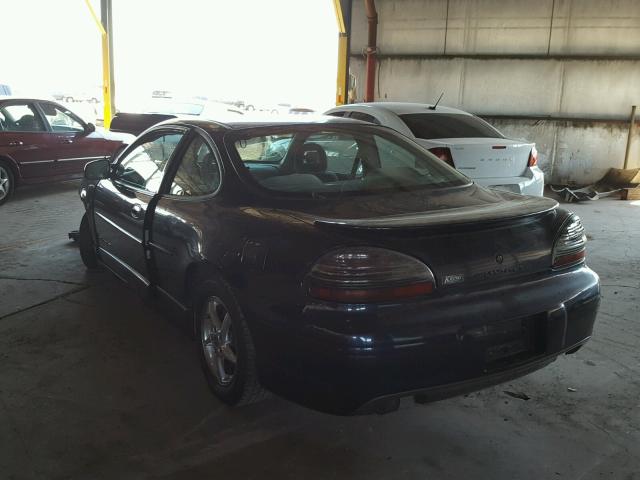 1G2WP12K81F172502 - 2001 PONTIAC GRAND PRIX BLUE photo 3
