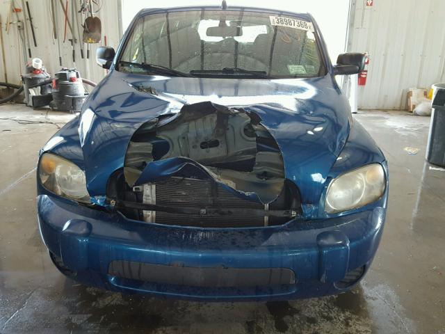 3GNBAADB4AS524597 - 2010 CHEVROLET HHR LS BLUE photo 9