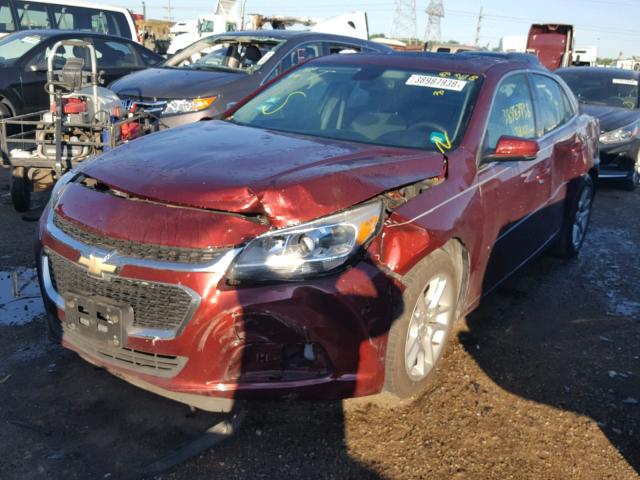 1G11C5SL4FF164821 - 2015 CHEVROLET MALIBU 1LT MAROON photo 2