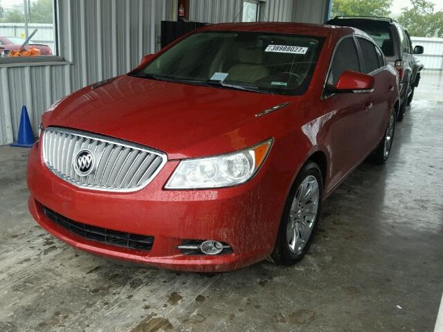 1G4GF5E39CF326213 - 2012 BUICK LACROSSE RED photo 2