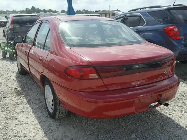3FAFP13P51R194374 - 2001 FORD ESCORT RED photo 3