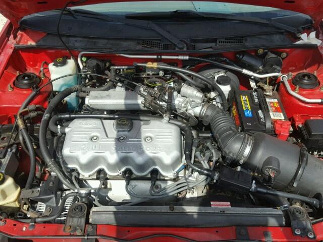 3FAFP13P51R194374 - 2001 FORD ESCORT RED photo 7