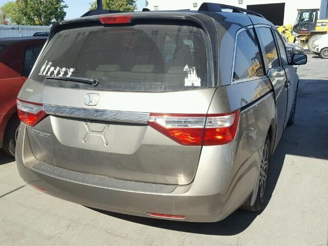 5FNRL5H63CB033004 - 2012 HONDA ODYSSEY EX 金色 照片 4