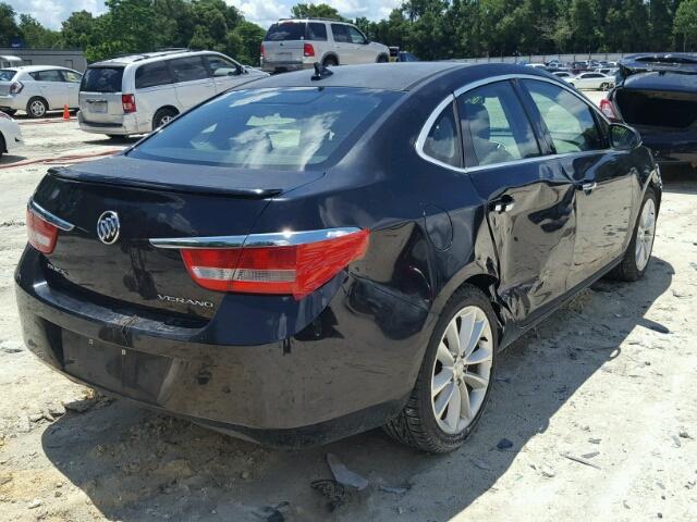 1G4PP5SK4C4133472 - 2012 BUICK VERANO BLACK photo 4