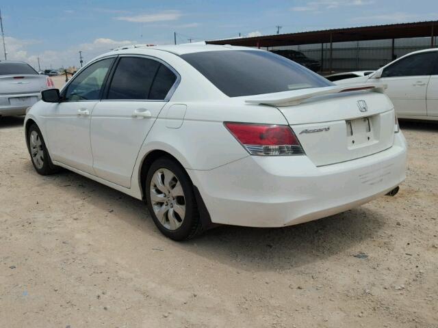 JHMCP26818C012247 - 2008 HONDA ACCORD EXL WHITE photo 3