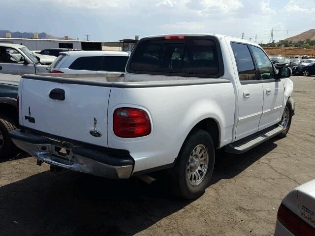 1FTRW07631KC03941 - 2001 FORD F150 SUPER WHITE photo 4