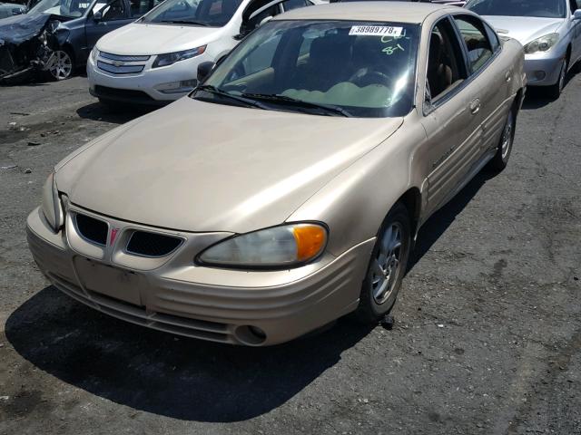 1G2NF52T61M600884 - 2001 PONTIAC GRAND AM S Qızıl foto 2