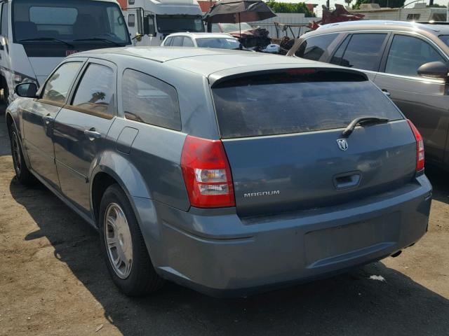 2D4FV48T35H571294 - 2005 DODGE MAGNUM SE GRAY photo 3