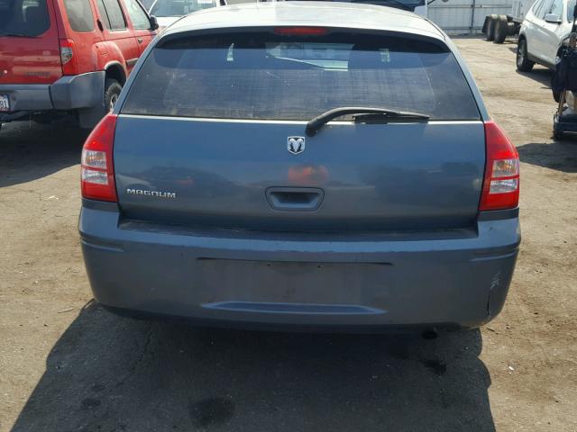 2D4FV48T35H571294 - 2005 DODGE MAGNUM SE GRAY photo 9