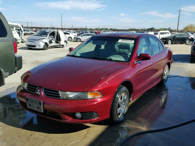 4A3AA46G83E126348 - 2003 MITSUBISHI GALANT ES RED photo 2