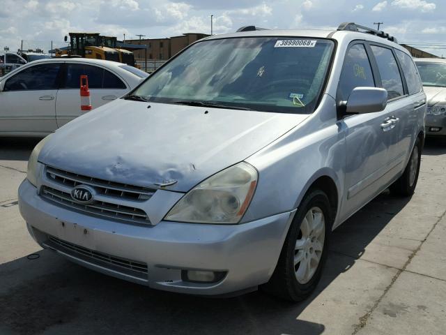 KNDMB233366097004 - 2006 KIA SEDONA EX SILVER photo 2