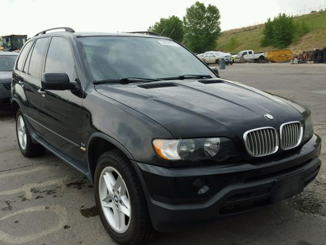 5UXFB33522LH33585 - 2002 BMW X5 4.4I BLACK photo 1