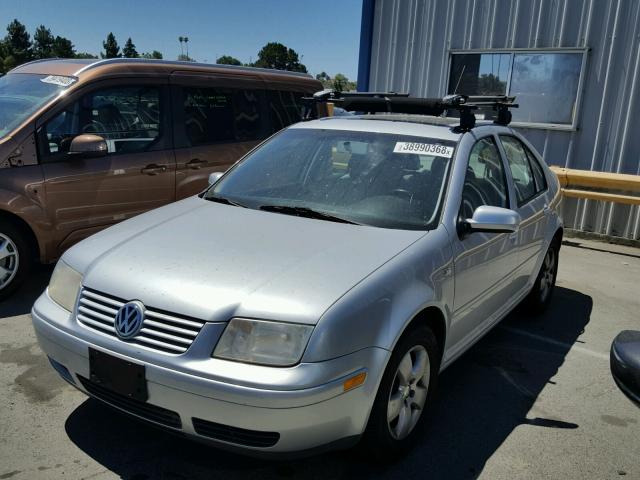 3VWSE69M93M003013 - 2003 VOLKSWAGEN JETTA GLS SILVER photo 2