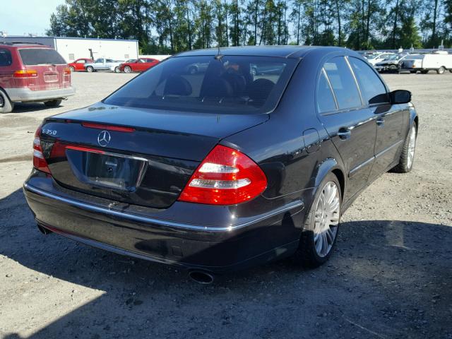 WDBUF56J86A960911 - 2006 MERCEDES-BENZ E 350 BLACK photo 4