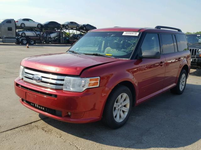 2FMDK51C99BA10678 - 2009 FORD FLEX SE RED photo 2