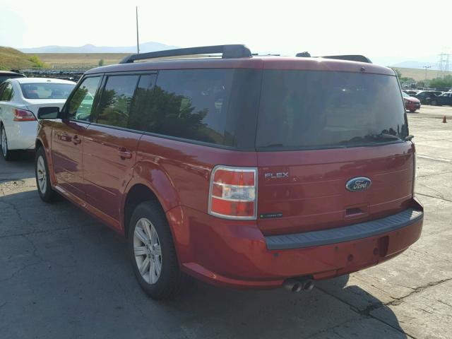 2FMDK51C99BA10678 - 2009 FORD FLEX SE RED photo 3